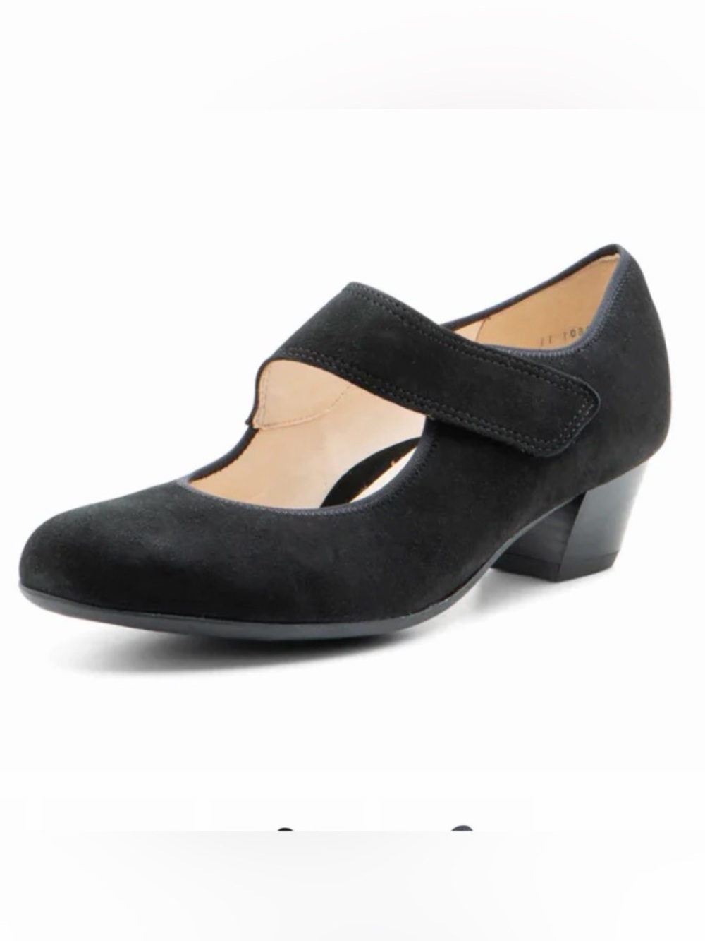 Ara Calico 2 Black Suede Mary Jane